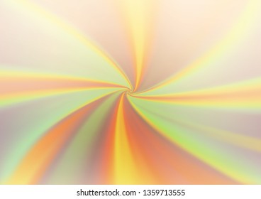 Light Yellow, Orange vector blurred bright background. An elegant bright illustration with gradient. Brand new style for your business design.
