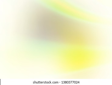 Light Yellow, Orange vector blurred shine abstract background. Modern geometrical abstract illustration with gradient. A new texture for your design.
