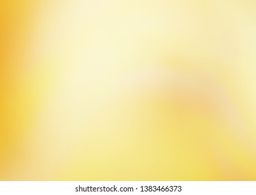 Light Yellow, Orange vector blurred shine abstract pattern. Glitter abstract illustration with an elegant design. The blurred design can be used for your web site.