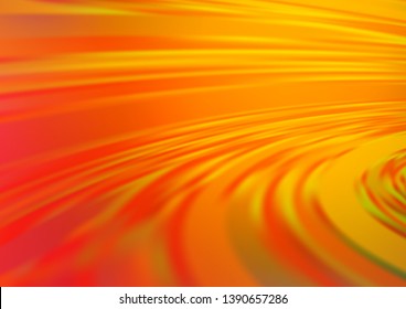 Light Yellow, Orange vector blurred bright pattern. A vague abstract illustration with gradient. The elegant pattern for brand book.