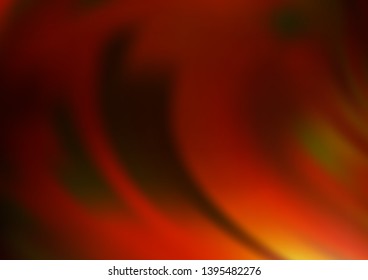 Light Yellow, Orange vector blurred bright pattern. Colorful illustration in blurry style with gradient. The blurred design can be used for your web site.