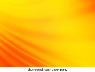 Light Yellow, Orange vector blurred bright pattern. A vague abstract illustration with gradient. A completely new template for your design.