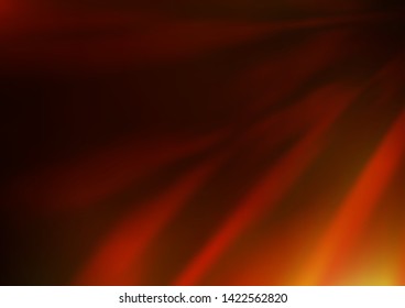 Light Yellow, Orange vector blurred bright template. Colorful abstract illustration with gradient. Brand new design for your business.