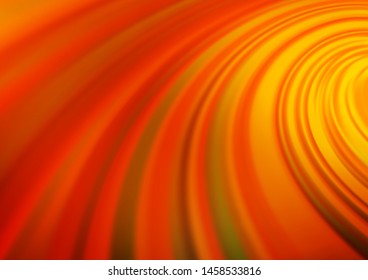 Light Yellow, Orange vector blurred bright template. An elegant bright illustration with gradient. The blurred design can be used for your web site.