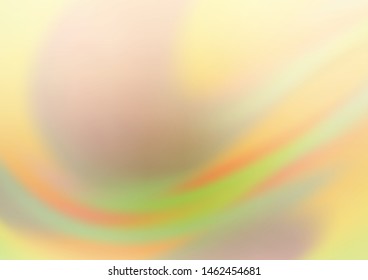 Light Yellow, Orange vector blurred bright pattern. Colorful abstract illustration with gradient. The background for your creative designs.