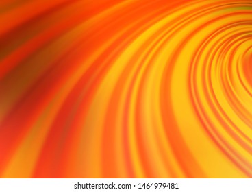 Light Yellow, Orange vector blurred shine abstract pattern. Colorful illustration in blurry style with gradient. The best blurred design for your business.
