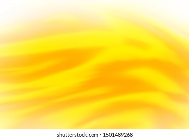 Light Yellow, Orange vector blurred shine abstract template. A completely new colored illustration in blur style. New design for your business.