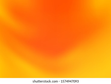 Light Yellow, Orange vector blurred bright template. Modern geometrical abstract illustration with gradient. The blurred design can be used for your web site.