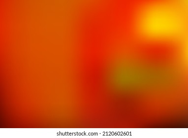 Light Yellow, Orange vector blurred bright template. A completely new color illustration in a bokeh style. Design for your web site.