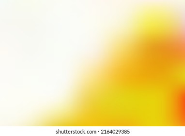 Amarillo claro, vector naranja borrosa fondo brillante. Ilustración colorida en estilo abstracto con gradiente. Textura inteligente para tu diseño.