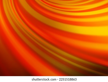 Hellgelbe, orangefarbene, unscharfe, farbige Vorlage. Eine komplett neue Farbgrafik im Bokeh-Stil. Das elegante Muster für das Markenbuch.