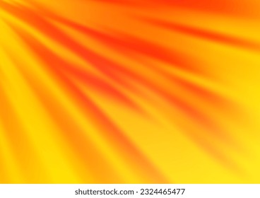 Light Yellow, Orange vector blurred bright pattern. Creative illustration in halftone style with gradient. Brand new design for your business.