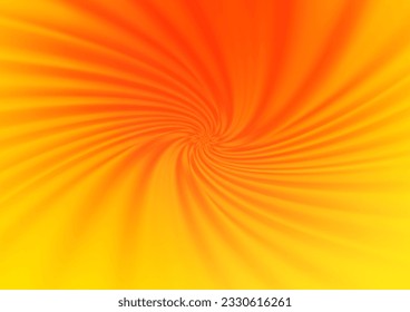 Light Yellow, Orange vector blurred and colored background. Colorful illustration in abstract style with gradient. A new texture for your design.