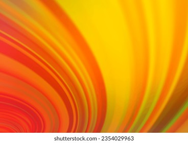 Light Yellow, Orange vector blurred shine abstract pattern. Colorful illustration in blurry style with gradient. A completely new design for your business.