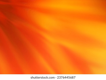 Light Yellow, Orange vector blurred shine abstract background. A vague abstract illustration with gradient. The template can be used for your brand book.