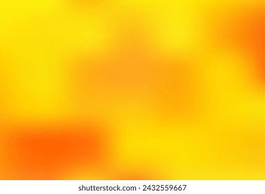 Hellgelbe, orangefarbene Vektorschablone mit unscharfem, hellem Muster. Eine völlig neue Farbdarstellung im Bokeh-Stil. Einfaches Design für Ihr Unternehmen.