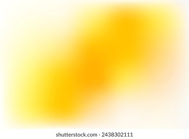 Light Yellow, Orange vector blurred shine abstract pattern. Creative illustration in halftone style with gradient. Brand new template for your design.