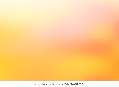 Light Yellow, Orange vector blurred shine abstract background. Colorful illustration in abstract style with gradient. Best blurred design for your business.