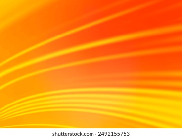 Light Yellow, Orange vector blurred shine abstract pattern. Shining colorful illustration in a Brand new style. Brand new style for your business design.