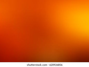 Light Yellow, Orange vector blurred shine illustration. 