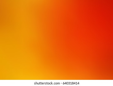 Light Yellow, Orange vector blurred background with glow. Art design pattern. Glitter abstract illustration with elegant bright gradient design.
