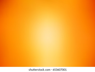 Light Yellow, Orange vector blurred colored illustration. Brand-new design for your business. Creative background in halftone style with gradient.