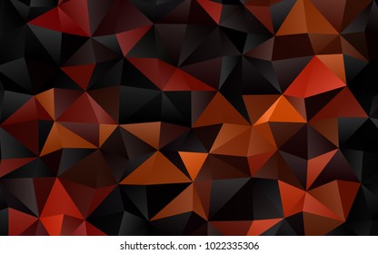 Light Yellow, Orange vector blurry triangle background. Modern geometrical abstract illustration with gradient. Brand-new style for your business design.