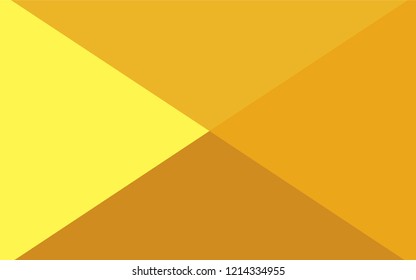 Light Yellow, Orange vector blurry hexagon template. Shining colored illustration in a Brand new style. Triangular pattern for your business design.