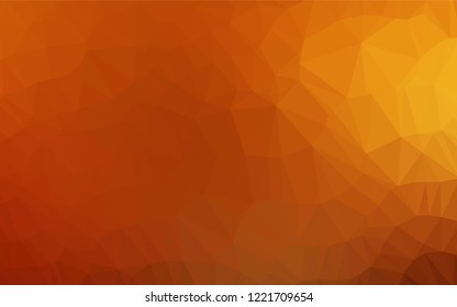 Light Yellow, Orange vector blurry hexagon template. Shining colored illustration in a Brand new style. Brand new style for your business design.