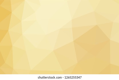 Light Yellow, Orange vector blurry hexagon pattern. Colorful illustration in abstract style with gradient. Brand new style for your business design.