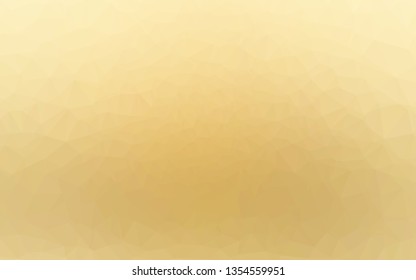 Light Yellow, Orange vector blurry triangle pattern. Colorful illustration in abstract style with gradient. New texture for your design.