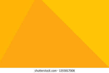 Light Yellow, Orange vector blurry triangle pattern. A sample with polygonal shapes. Triangular pattern for your business design.