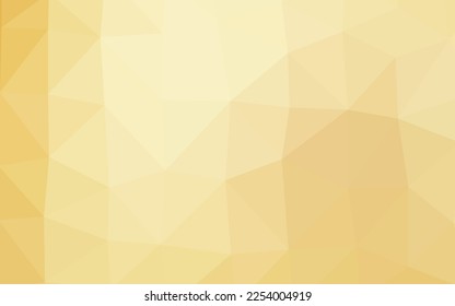 Light Yellow, Orange vector blurry triangle texture. Shining colored illustration in a Brand new style. Brand new style for your business design.