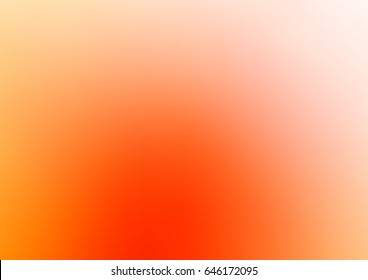 Light Yellow, Orange vector blurry bright background. Shine colored background in brand-new style with gradient.