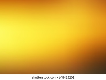 Light Yellow, Orange vector blurry bright background. Shine colored background in brand-new style with gradient.