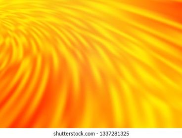Light Yellow, Orange vector bokeh template. Colorful illustration in abstract style with gradient. The background for your creative designs.