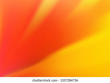 Light Yellow, Orange vector bokeh pattern. A completely new color illustration in a bokeh style. The template for backgrounds of cell phones.