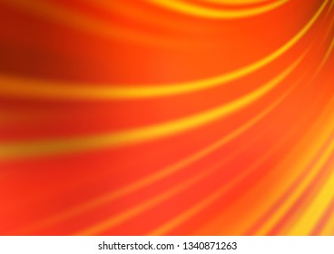 Light Yellow, Orange vector bokeh pattern. Shining colorful illustration in a Brand new style. The blurred design can be used for your web site.