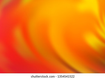 Light Yellow, Orange vector bokeh and colorful pattern. Colorful illustration in blurry style with gradient. The background for your creative designs.