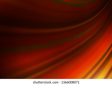 Light Yellow, Orange vector bokeh pattern. A vague abstract illustration with gradient. Brand new style for your business design.