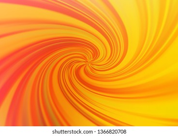 Light Yellow, Orange vector bokeh pattern. Colorful abstract illustration with gradient. A new texture for your design.