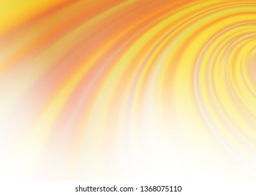 Light Yellow, Orange vector bokeh and colorful pattern. Glitter abstract illustration with an elegant design. The blurred design can be used for your web site.