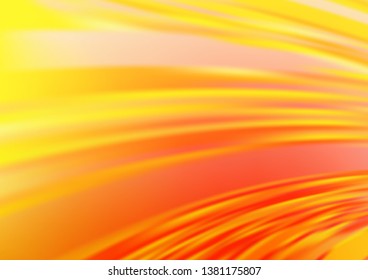 Light Yellow, Orange vector bokeh and colorful pattern. Colorful abstract illustration with gradient. A new texture for your design.