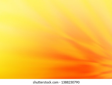 Light Yellow, Orange vector bokeh template. Glitter abstract illustration with an elegant design. The template for backgrounds of cell phones.