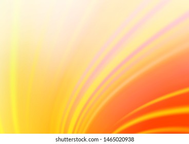 Light Yellow, Orange vector bokeh pattern. Shining colorful illustration in a Brand new style. A completely new template for your design.