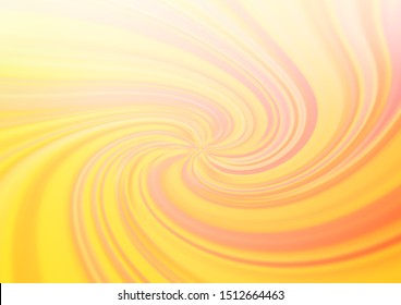 Light Yellow, Orange vector bokeh pattern. Colorful illustration in abstract style with gradient. A new texture for your design.