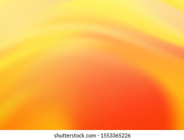Light Yellow, Orange vector bokeh pattern. An elegant bright illustration with gradient. The background for your creative designs.
