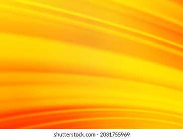 Light Yellow, Orange vector bokeh and colorful pattern. Creative illustration in halftone style with gradient. The best blurred design for your business.