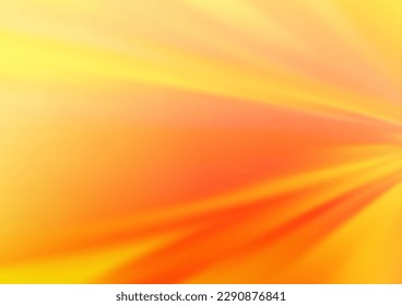 Light Yellow, Orange vector bokeh and colorful pattern. Modern geometrical abstract illustration with gradient. Brand new design for your business.