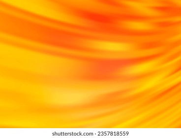 Light Yellow, Orange vector bokeh template. Modern geometrical abstract illustration with gradient. The blurred design can be used for your web site.